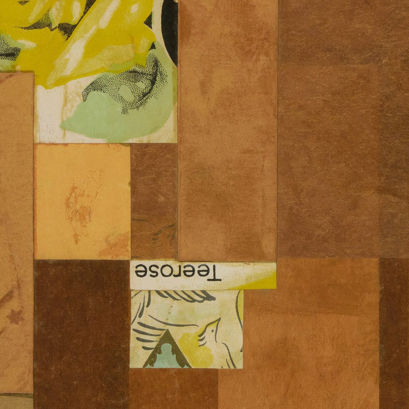 Tea Rose by Kurt Schwitters - Black Maple