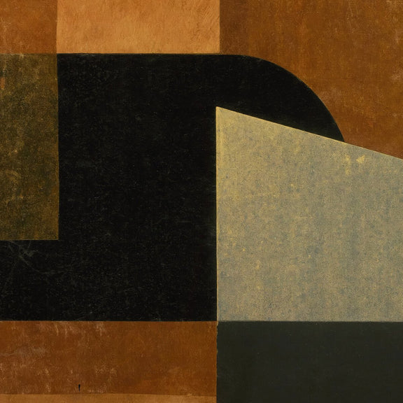Tea Rose by Kurt Schwitters - Black Maple