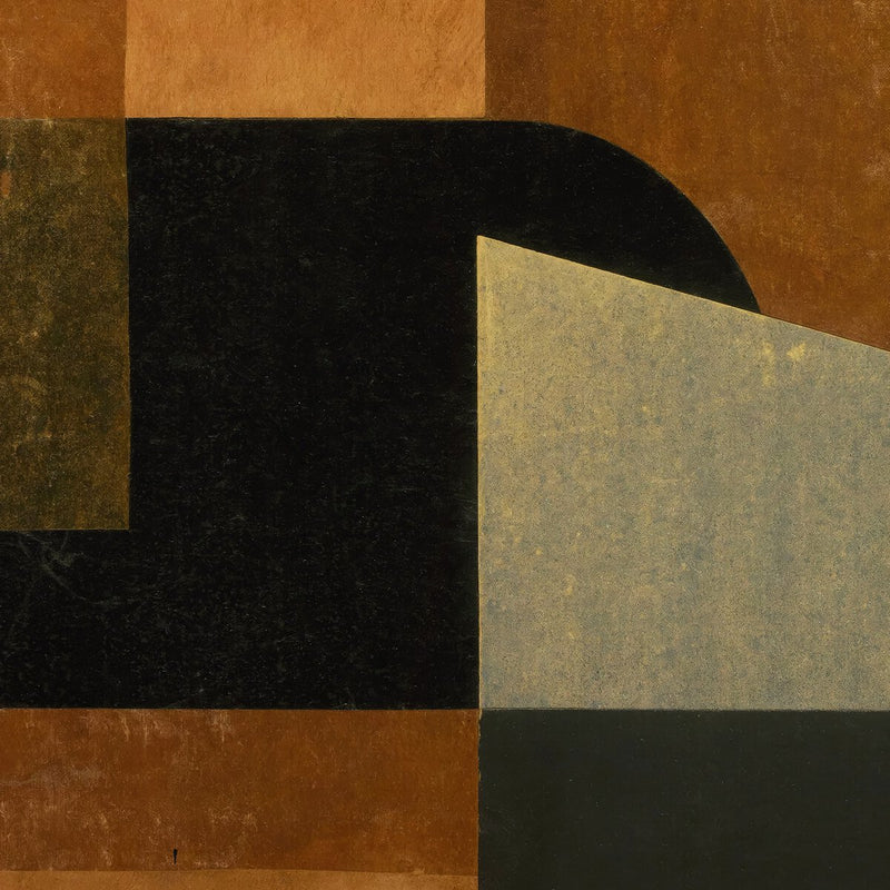 Tea Rose by Kurt Schwitters - Black Maple