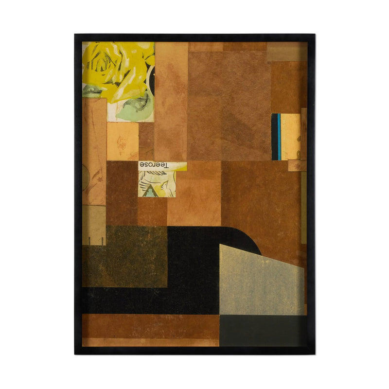 Tea Rose by Kurt Schwitters - Black Maple