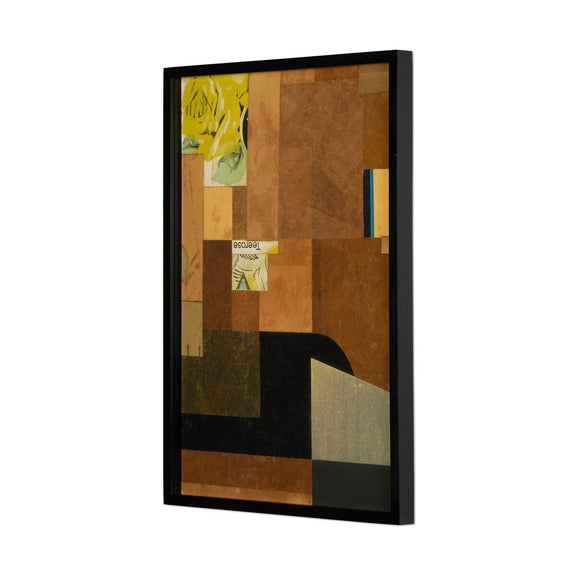 Tea Rose by Kurt Schwitters - Black Maple