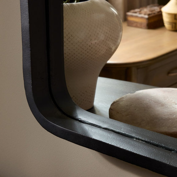 Glenstone Wall Mirror - Black Antique