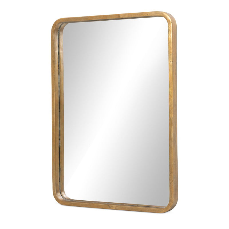 Glenstone Wall Mirror - Raw Antique Brass