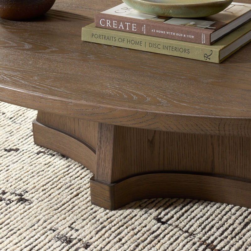 Ember Coffee Table - Tumbled Brown Oak Veneer
