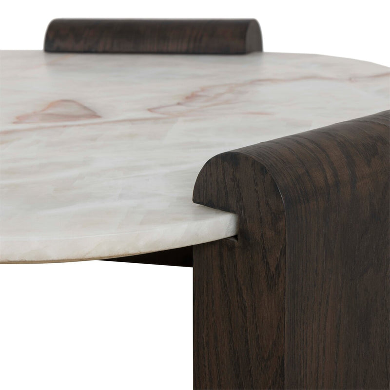 Sylvia Coffee Table - Cream Onyx
