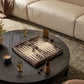 Stone Backgammon - Amber Ash Veneer