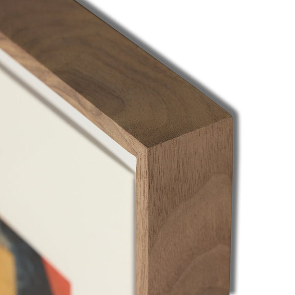 Merz Composition by Kurt Schwitters - Rooftop Rustic Walnut