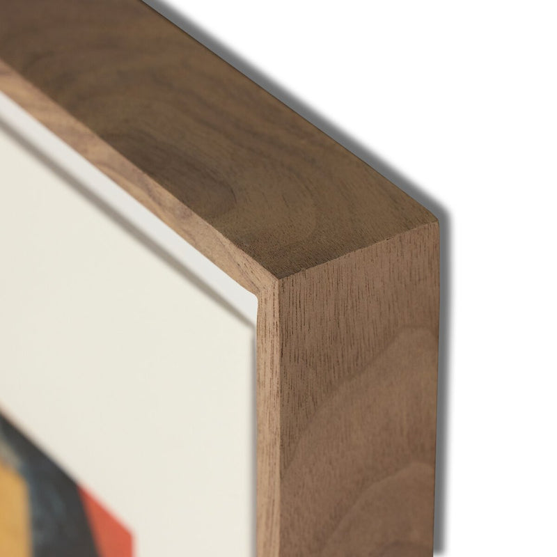 Merz Composition by Kurt Schwitters - Rooftop Rustic Walnut