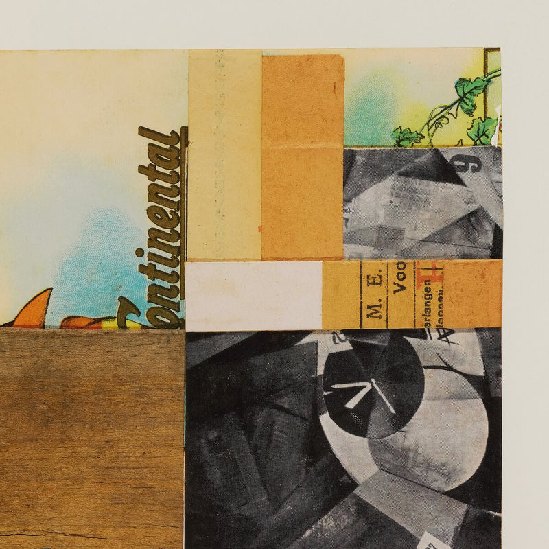 Continental Ephemera by Kurt Schwitters - Rooftop Rustic Walnut