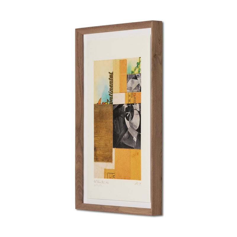 Continental Ephemera by Kurt Schwitters - Rooftop Rustic Walnut