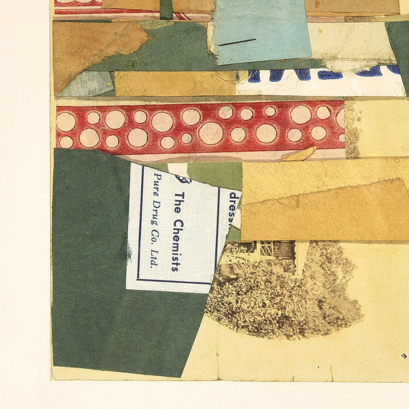 Street View Assemblage by Kurt Schwitters - Rooftop Rustic Walnut