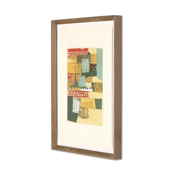 Street View Assemblage by Kurt Schwitters - Rooftop Rustic Walnut