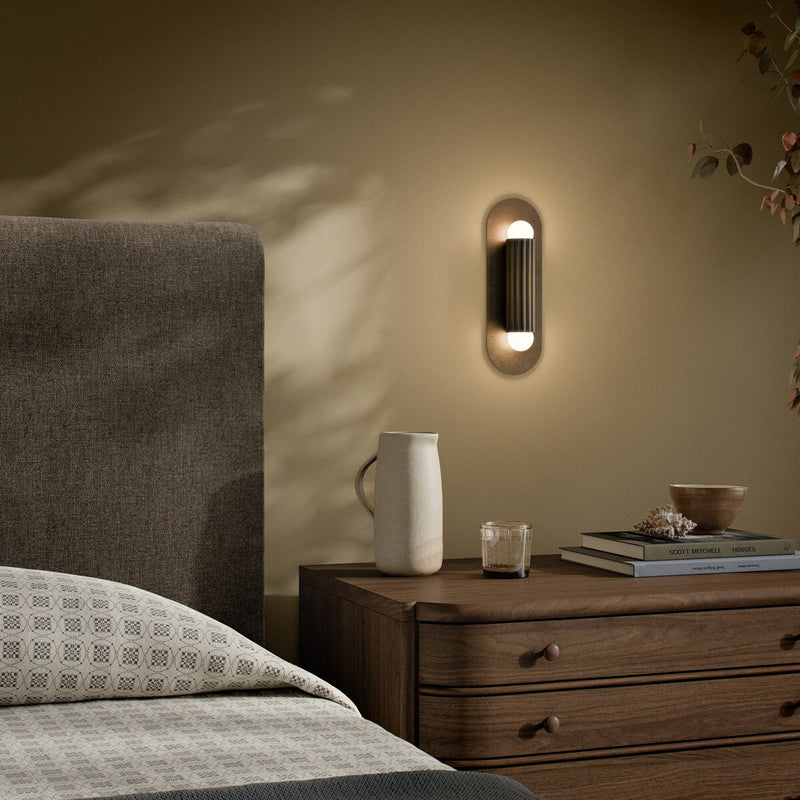 Vesta Sconce - Heritage Bronze Brass
