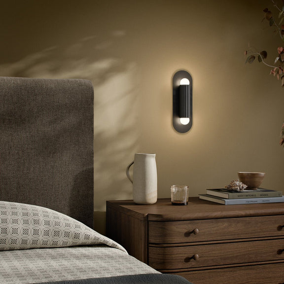 Vesta Sconce - Black Gunmetal