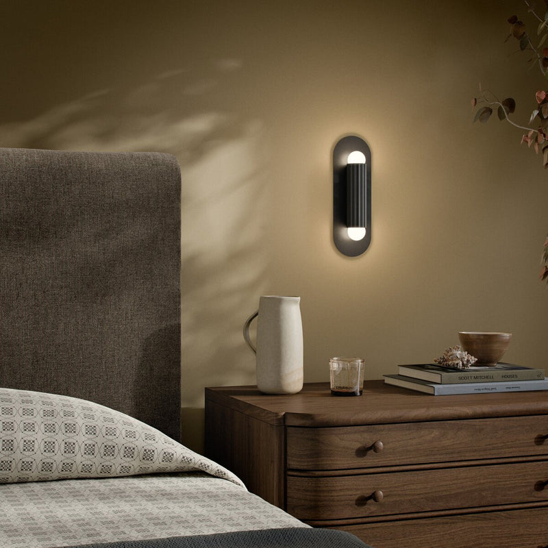 Vesta Sconce - Black Gunmetal