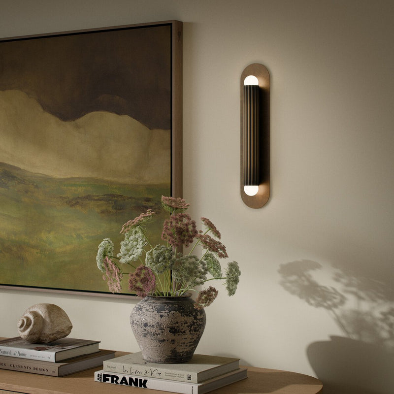 Vesta Sconce - Heritage Bronze Brass