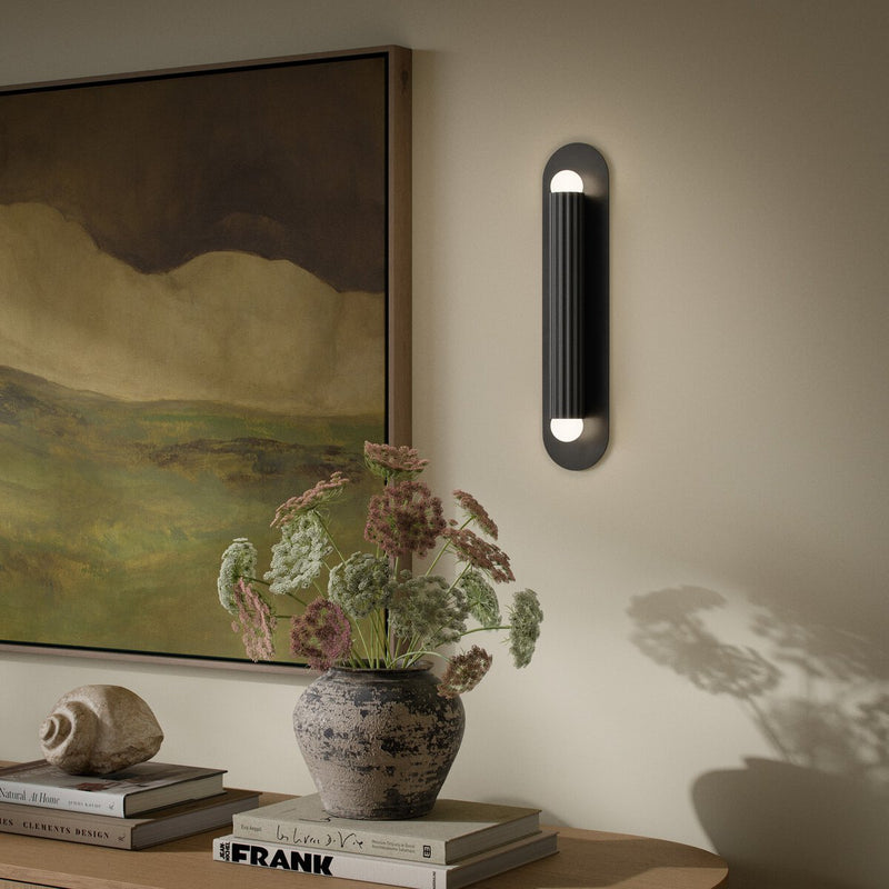 Vesta Sconce - Black Gunmetal