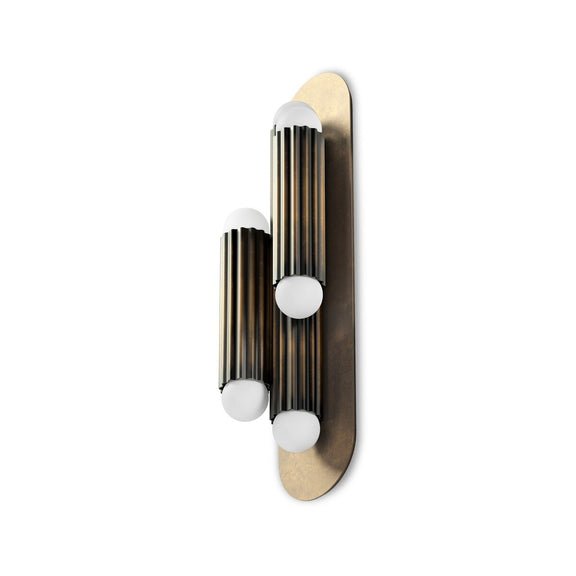Vesta Triple Sconce - Heritage Bronze Brass