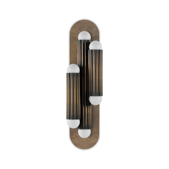 Vesta Triple Sconce - Heritage Bronze Brass