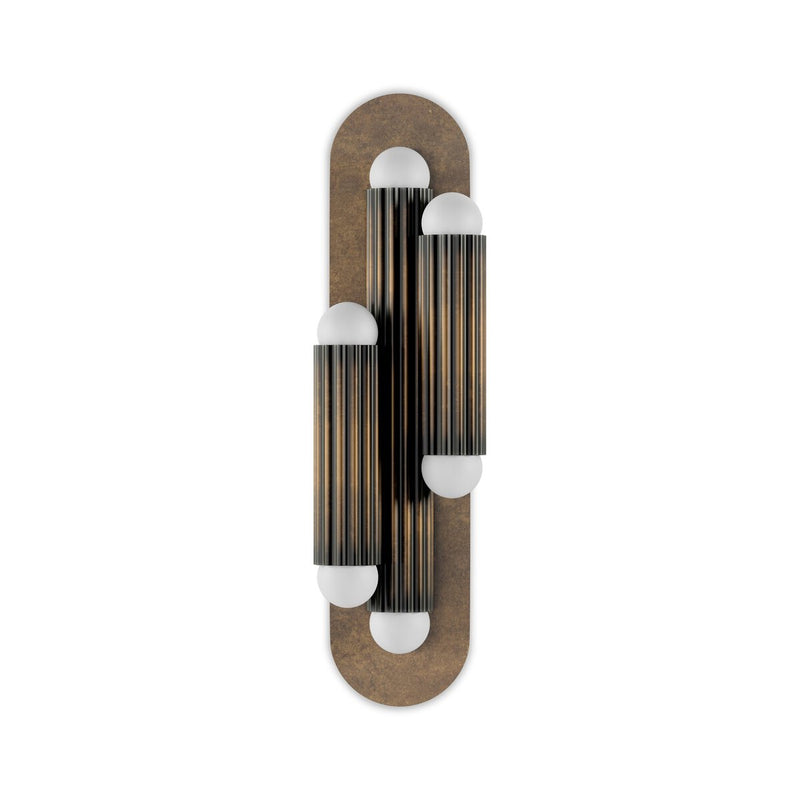 Vesta Triple Sconce - Heritage Bronze Brass