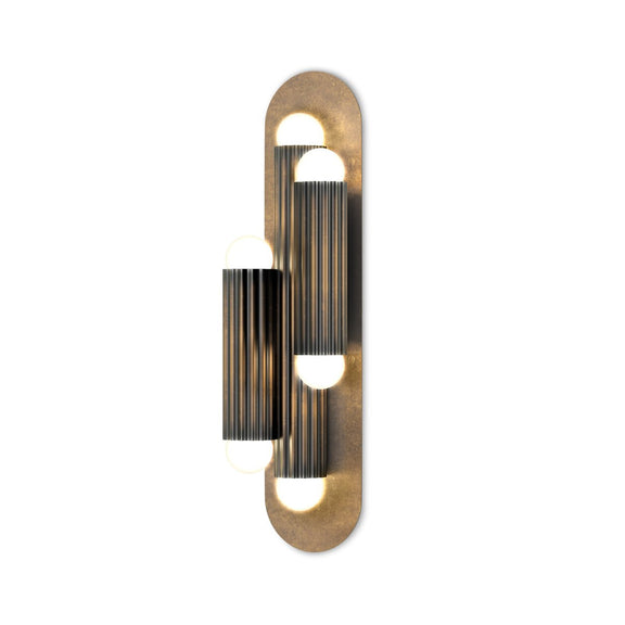 Vesta Triple Sconce - Heritage Bronze Brass