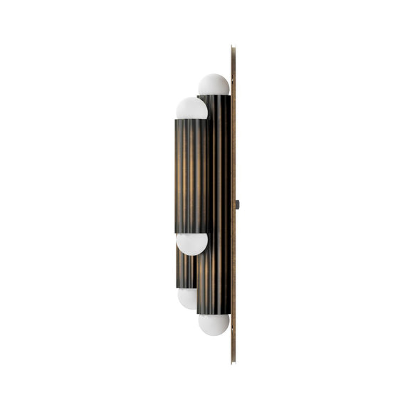 Vesta Triple Sconce - Heritage Bronze Brass
