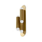 Vesta Triple Sconce - Burnished Brass