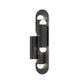 Vesta Triple Sconce - Black Gunmetal