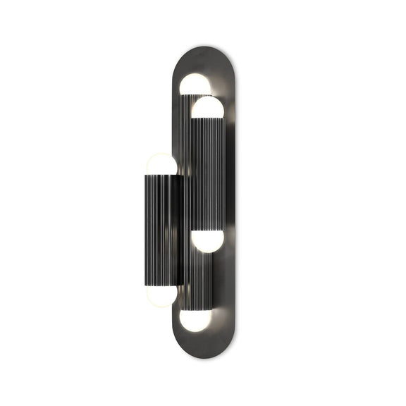 Vesta Triple Sconce - Black Gunmetal