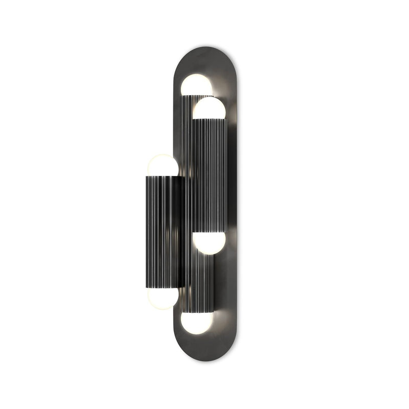 Vesta Triple Sconce - Black Gunmetal