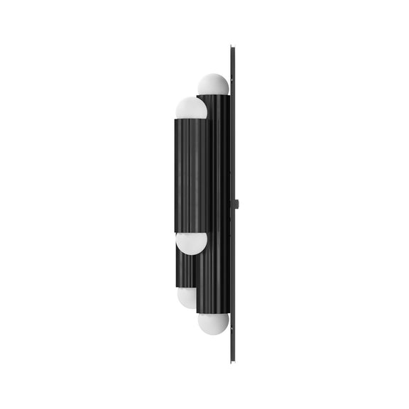 Vesta Triple Sconce - Black Gunmetal