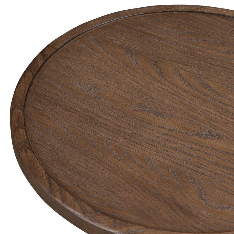 Ember End Table - Tumbled Brown Oak Veneer