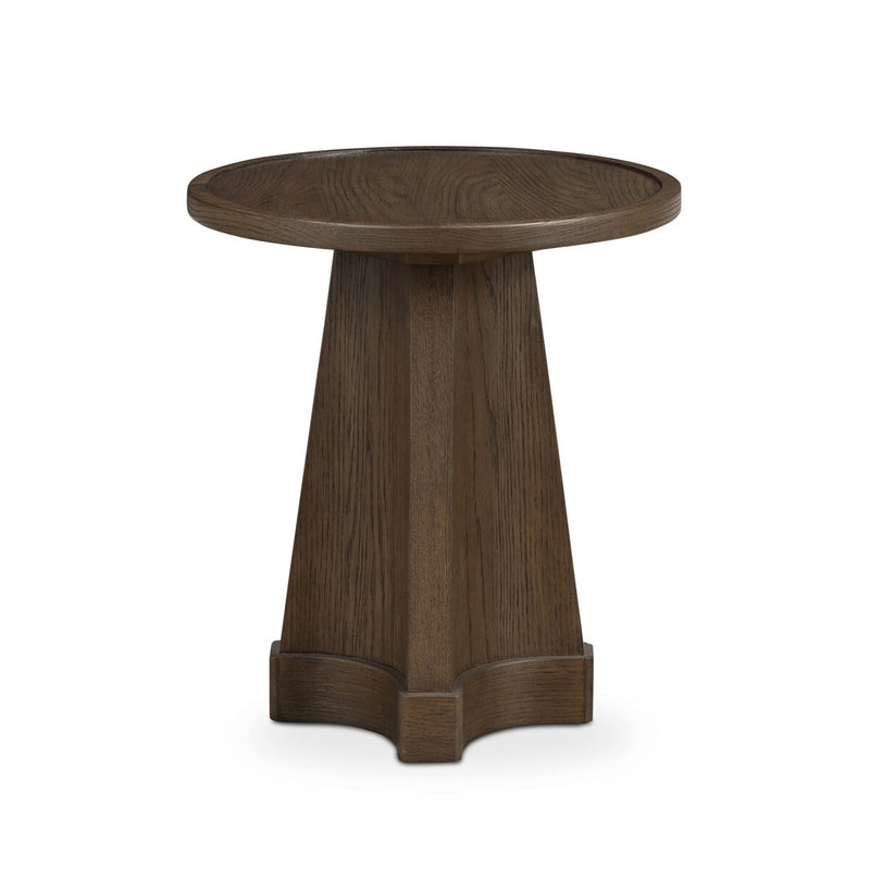 Ember End Table - Tumbled Brown Oak Veneer