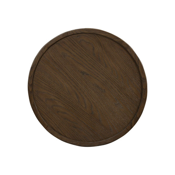 Ember End Table - Tumbled Brown Oak Veneer