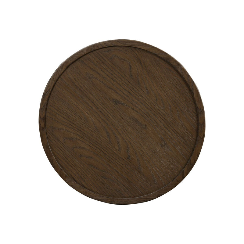 Ember End Table - Tumbled Brown Oak Veneer