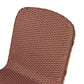 Marita Outdoor Dining Chair - Maroon Flat Weave