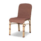 Marita Outdoor Dining Chair - Maroon Flat Weave