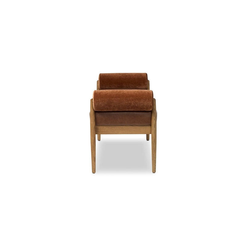 Jazelle Accent Bench - Havana Brown