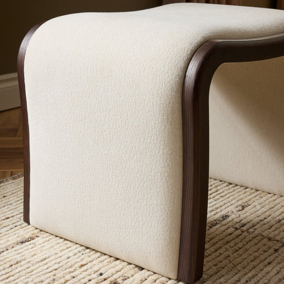 Isla Accent Stool - Laughlin Bone