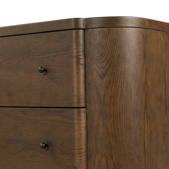 Akumi 9 Drawer Dresser - Umber Oak Thin Veneer