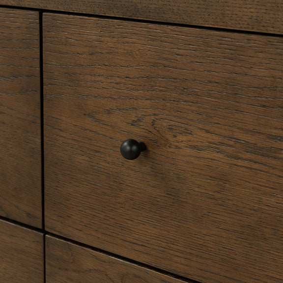 Akumi 9 Drawer Dresser - Umber Oak Thin Veneer