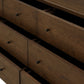 Akumi 9 Drawer Dresser - Umber Oak Thin Veneer