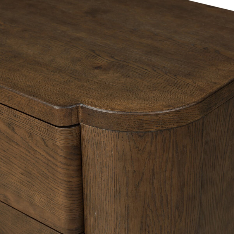 Akumi Nightstand - Umber Oak Thin Veneer