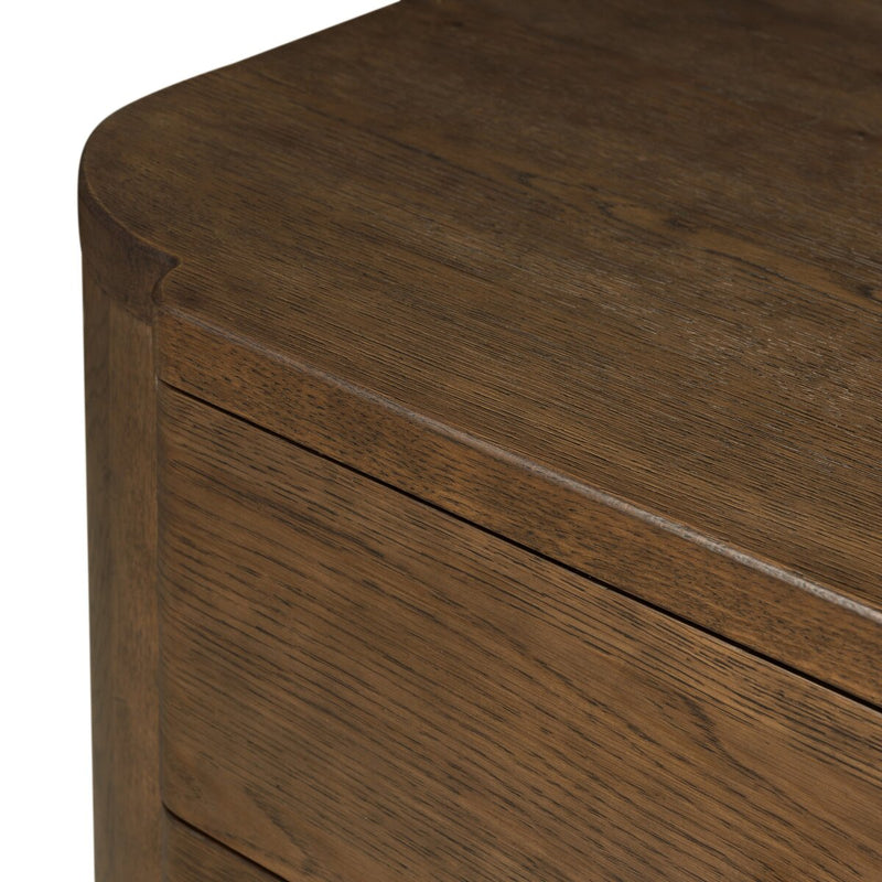 Akumi Nightstand - Umber Oak Thin Veneer