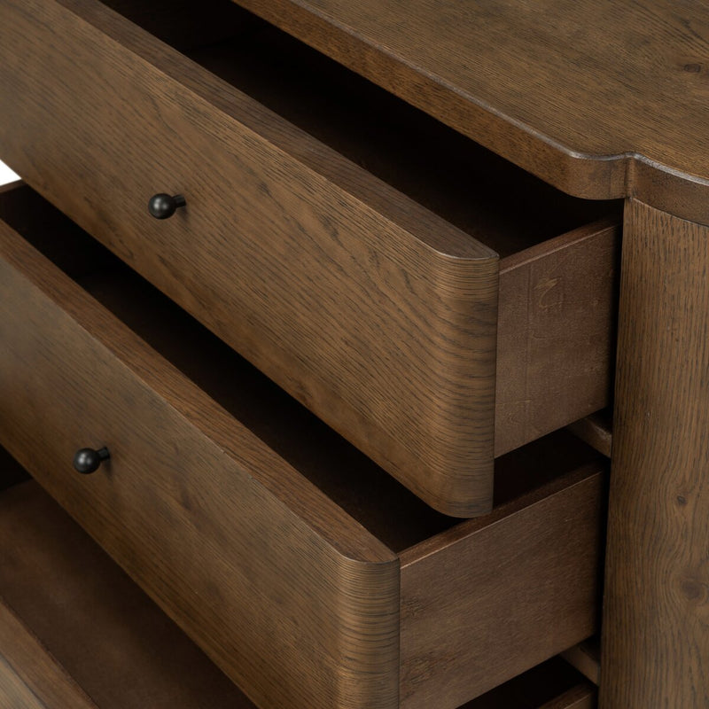 Akumi Nightstand - Umber Oak Thin Veneer