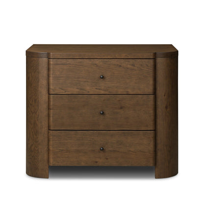 Akumi Nightstand - Umber Oak Thin Veneer