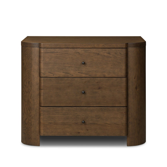 Akumi Nightstand - Umber Oak Thin Veneer