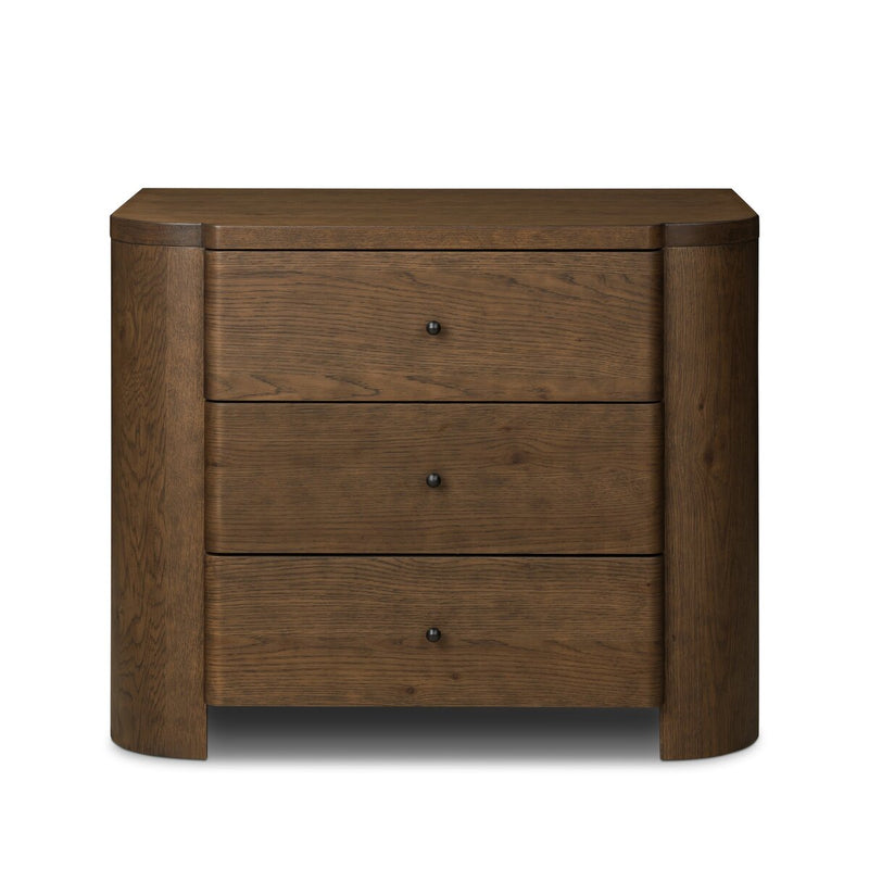 Akumi Nightstand - Umber Oak Thin Veneer