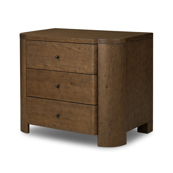Akumi Nightstand - Umber Oak Thin Veneer