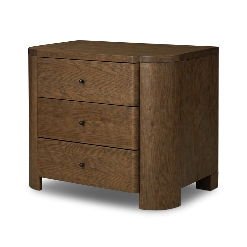Akumi Nightstand - Umber Oak Thin Veneer